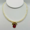opal beaded necklace