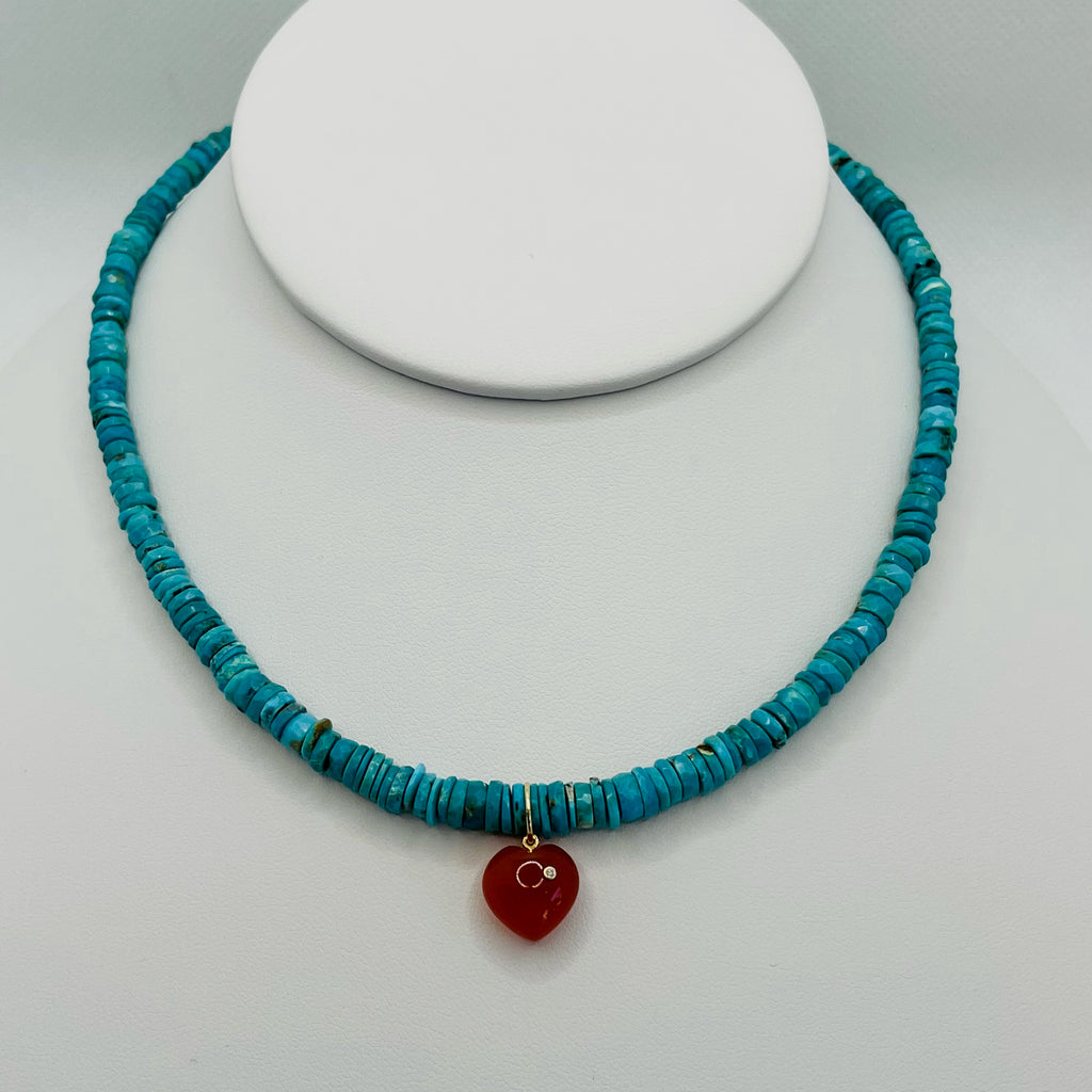 turquoise beaded necklace