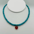 turquoise beaded necklace