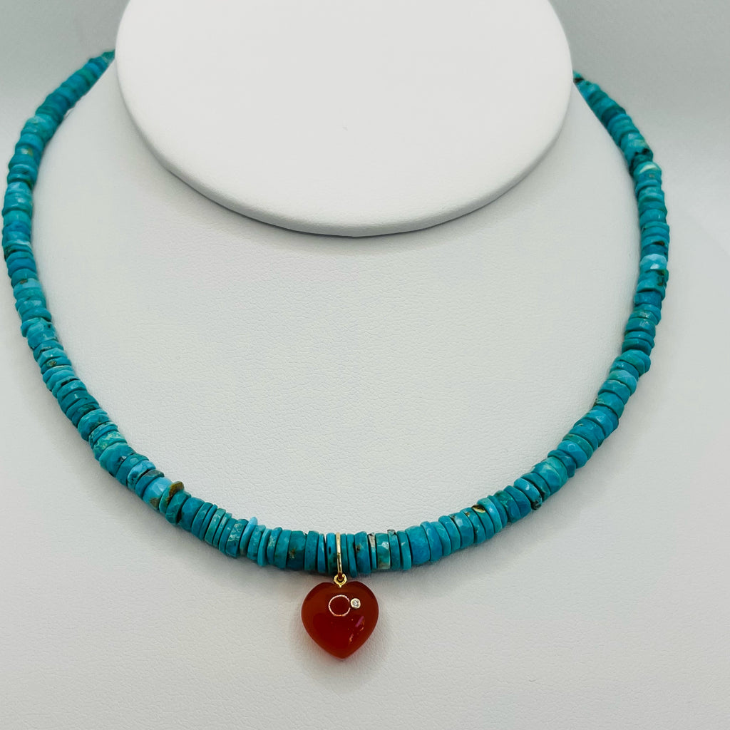 turquoise beaded necklace