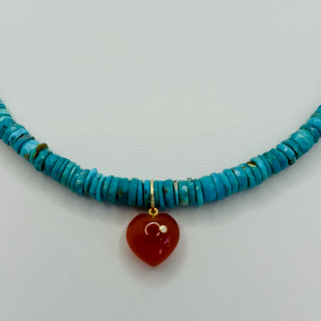 turquoise beaded necklace