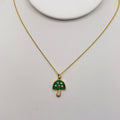 mushroom necklace
