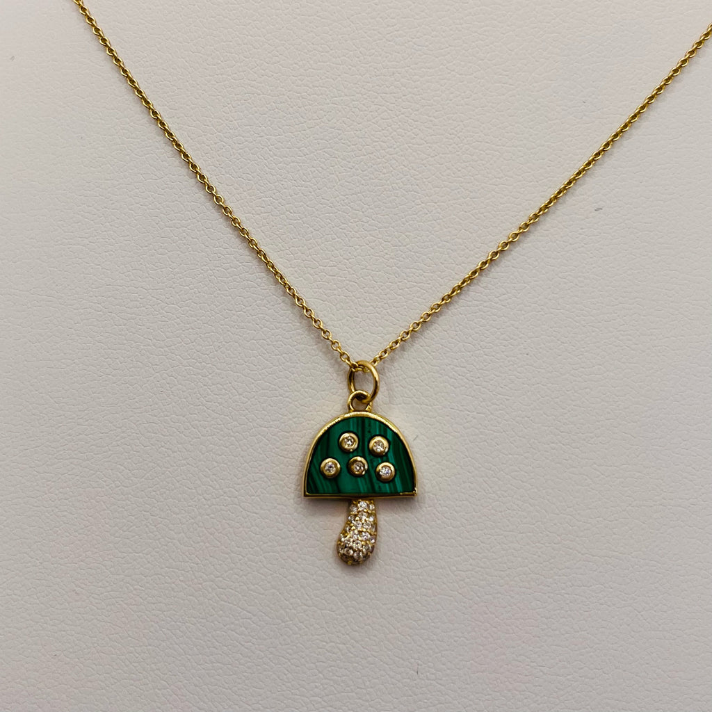 mushroom necklace