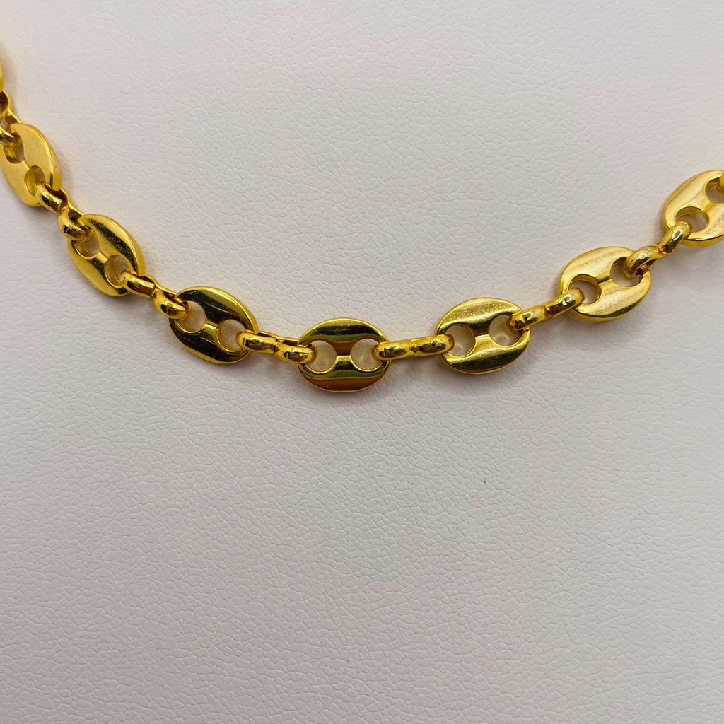 gucci style link necklace 16"