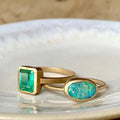 14k australian boulder opal