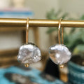 tahitian keshi 14k shepherds hook dangles
