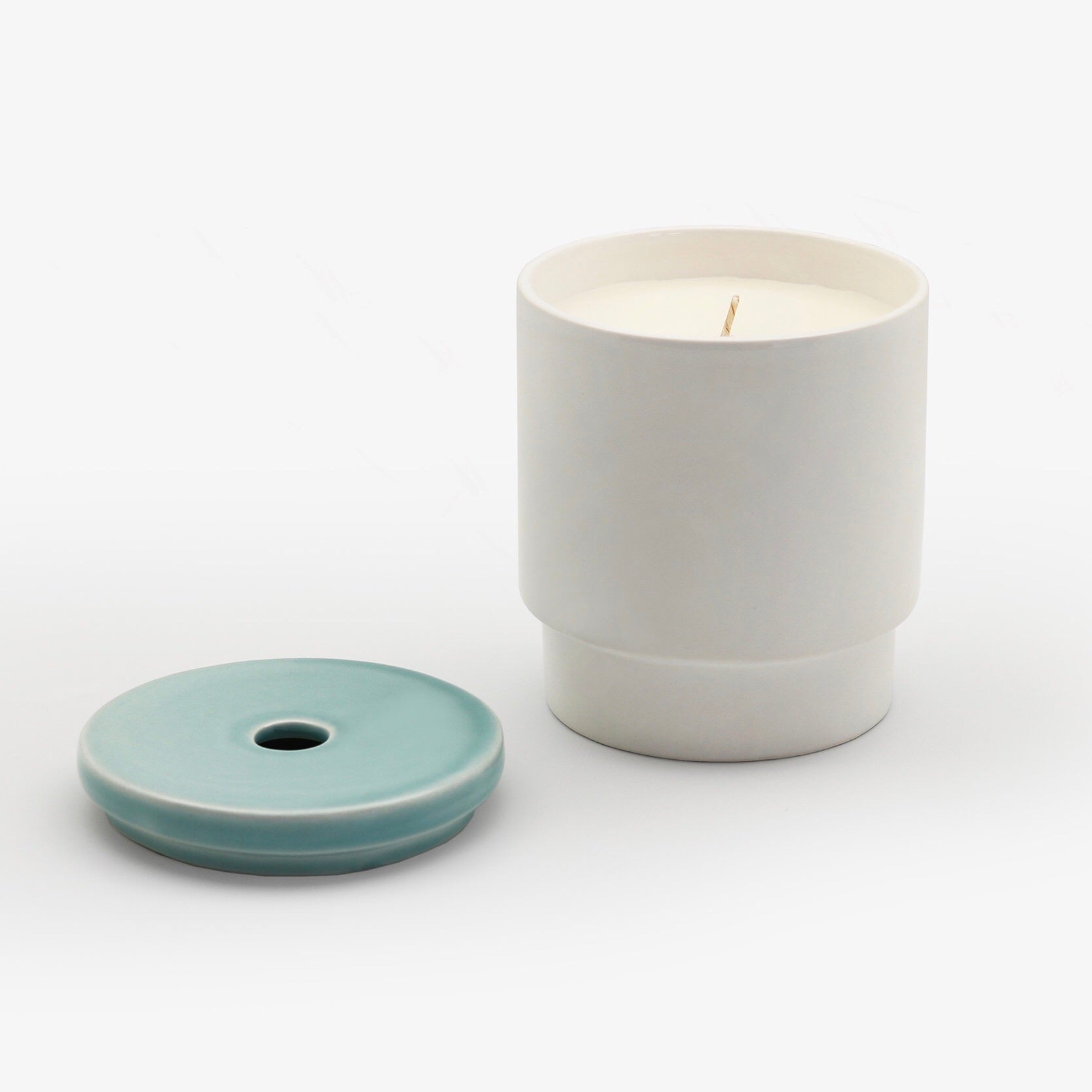 night space candles in reusable ceramic container