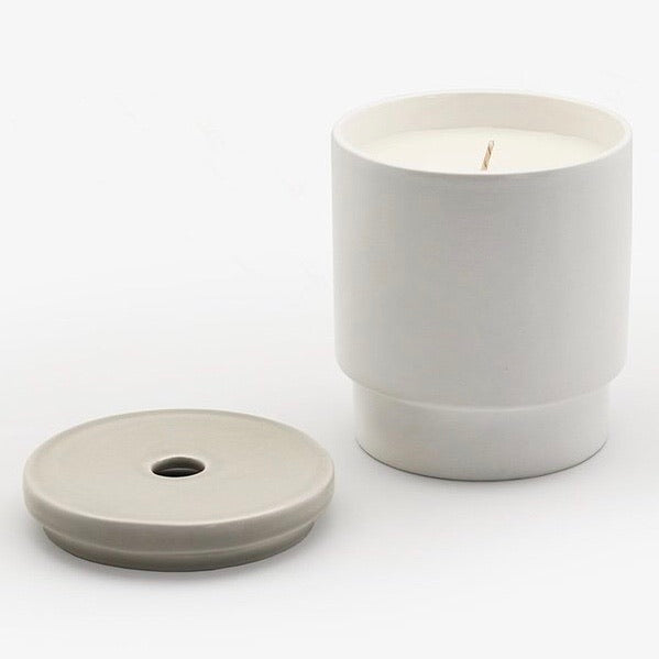 night space candles in reusable ceramic container