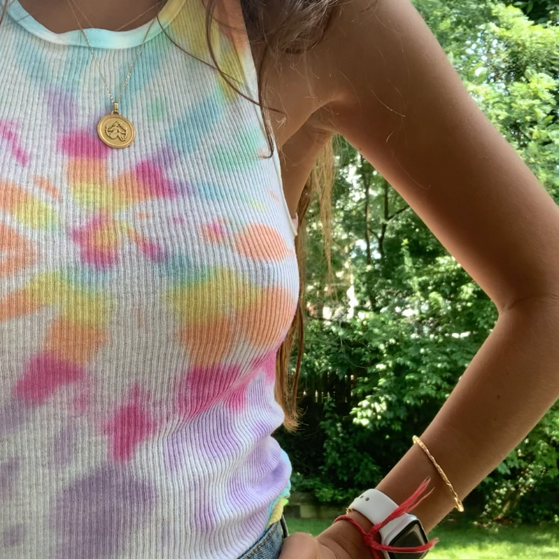 tie dye tank top