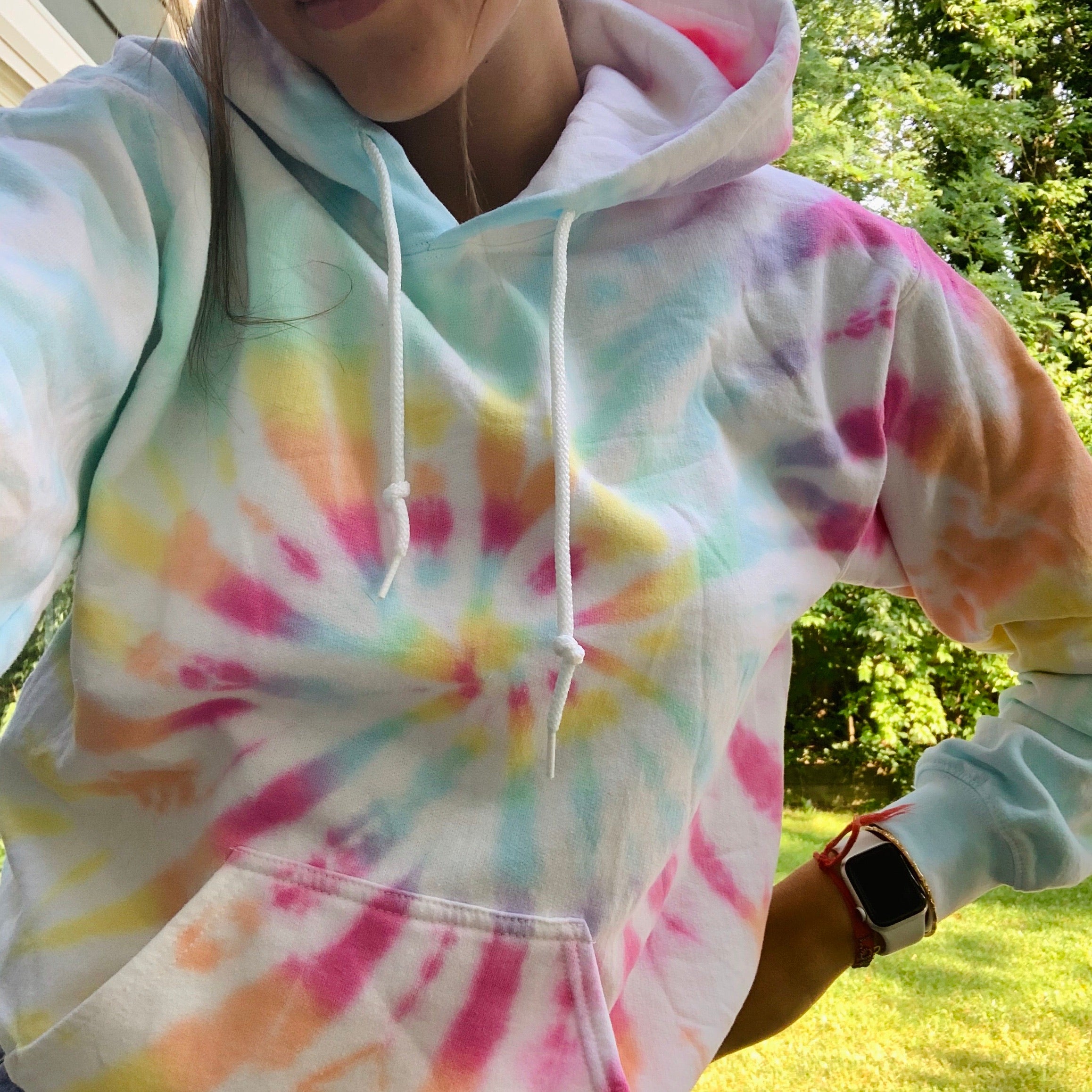 tie dye hoodie