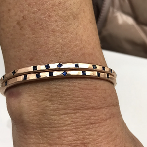 Upcycled cuff bracelets