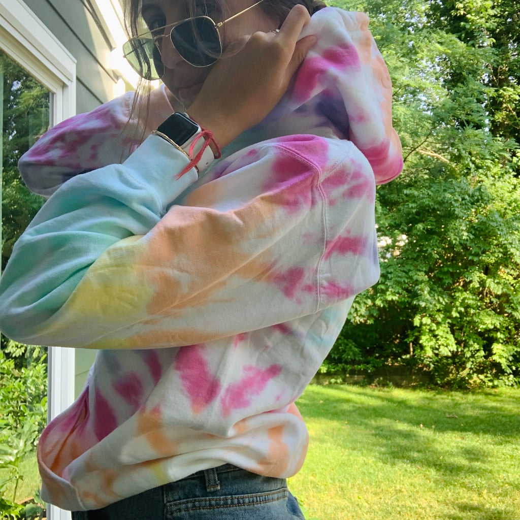 tie dye hoodie
